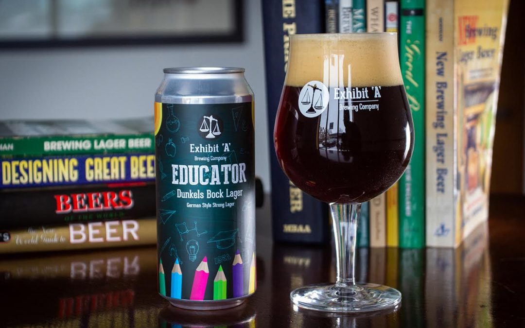 Exhibit ‘A’ Brewing Releases Beer Honoring Teachers and Helping Students