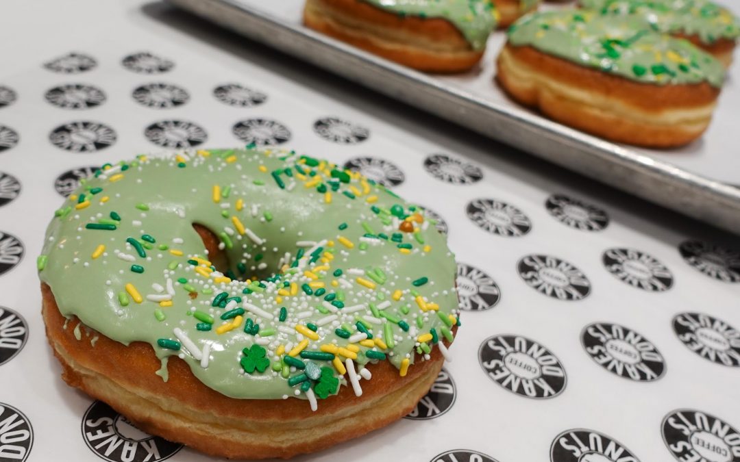 Kane’s Donuts Releases Limited-Edition Donut for St. Patrick’s Day Using Castle Island Brewing Co.’s Good Evening Nitro Session Stout