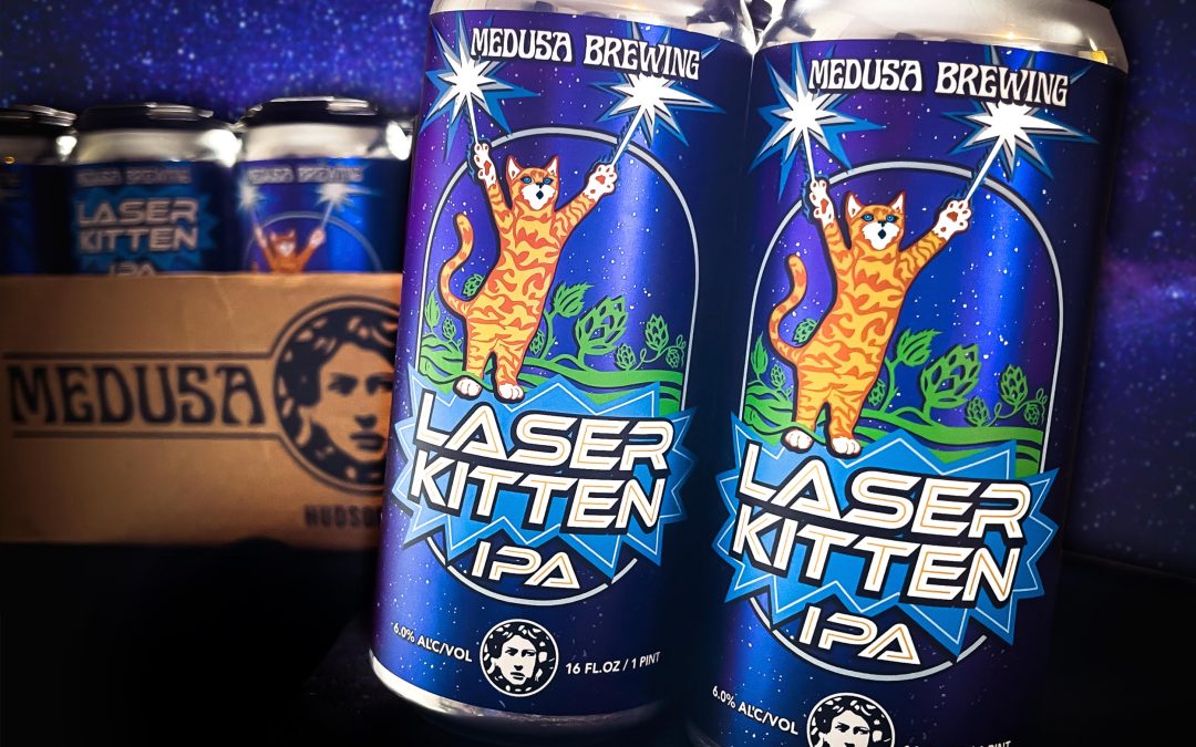 Medusa Brewing Co. Launches new year-round IPA, Laser Kitten, to compliment its top-selling Laser Cat DIPA
