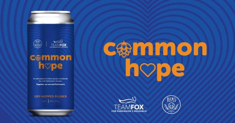 Bent Water Brewing Company Releases Common Hope for Parkinson’s Awareness Month