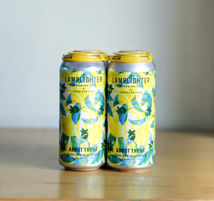 Food For Free and Lamplighter Brewing Co. Tap into Charitable Spirit to Launch “About Thyme”