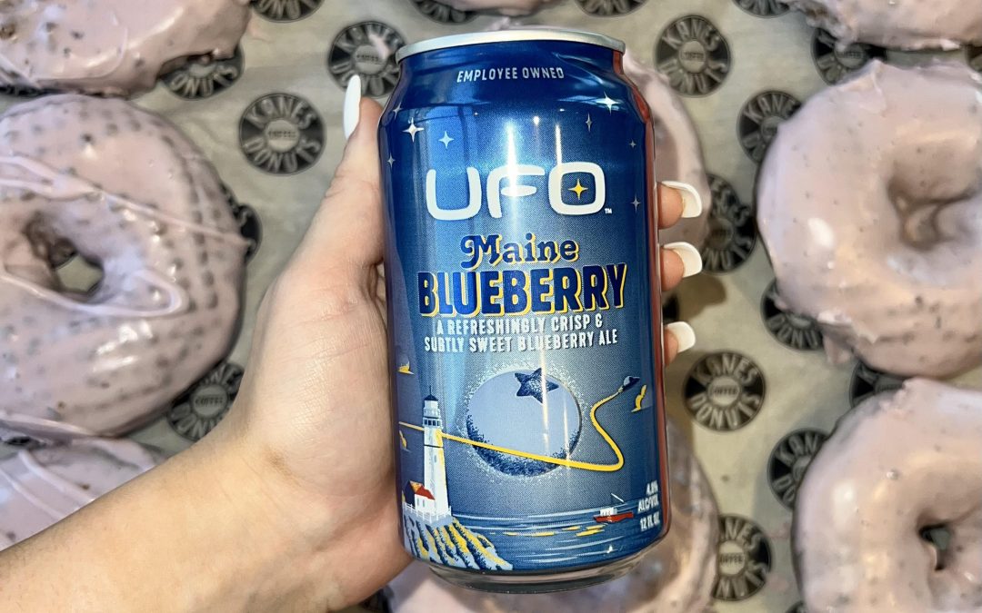 Kane’s Donuts Releases Limited-Edition Donut Featuring UFO Beer Company’s Maine Blueberry Beer