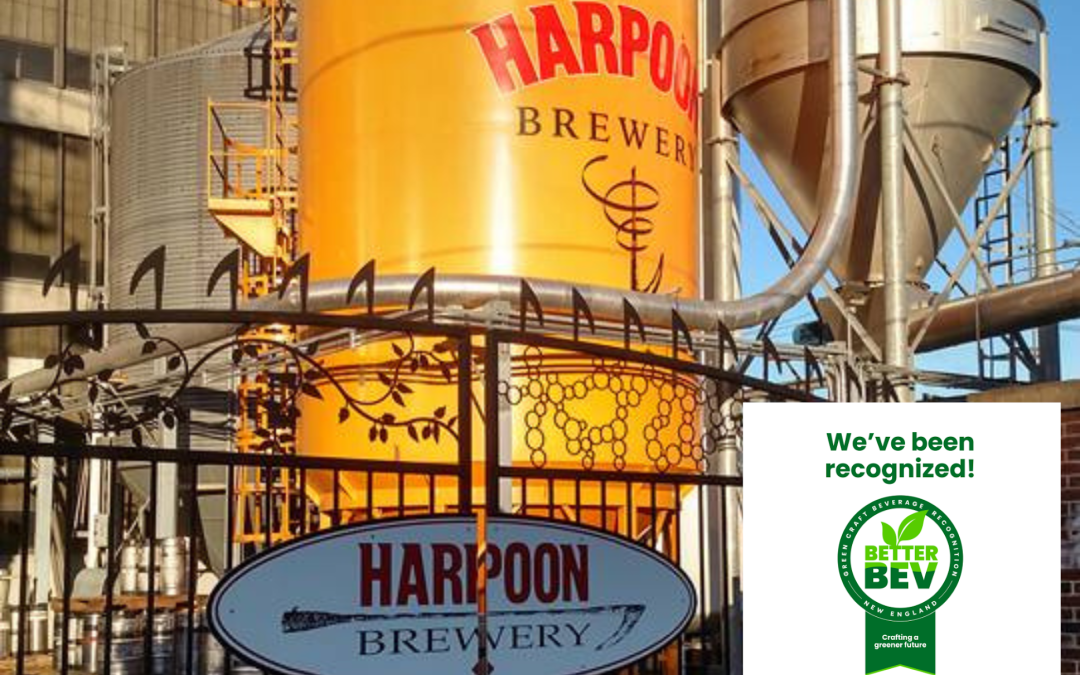 Harpoon Boston Earns BetterBev Recognition as Green Beverage Producer