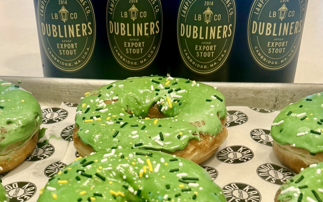 Two Massachusetts Icons Raise a Toast to St. Patrick’s Day: Kane’s Donuts & Lamplighter Brewing Co. Debut Limited-Edition Donut